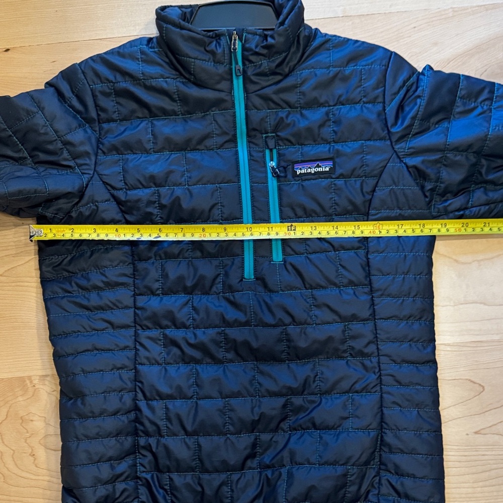 Patagonia Nano Puff Pullover Jacket Women’s Small – Navy/Teal – Excellent Cond - Picture 4 of 11